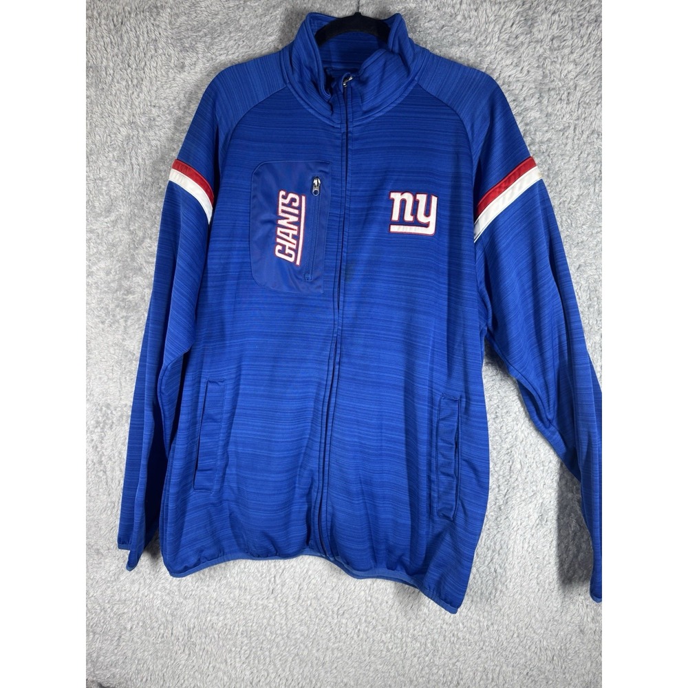New York Giants NFL G-III Sports Carl Banks Full-Zip Jacket XXL 2XL *NEW 🤙🏼